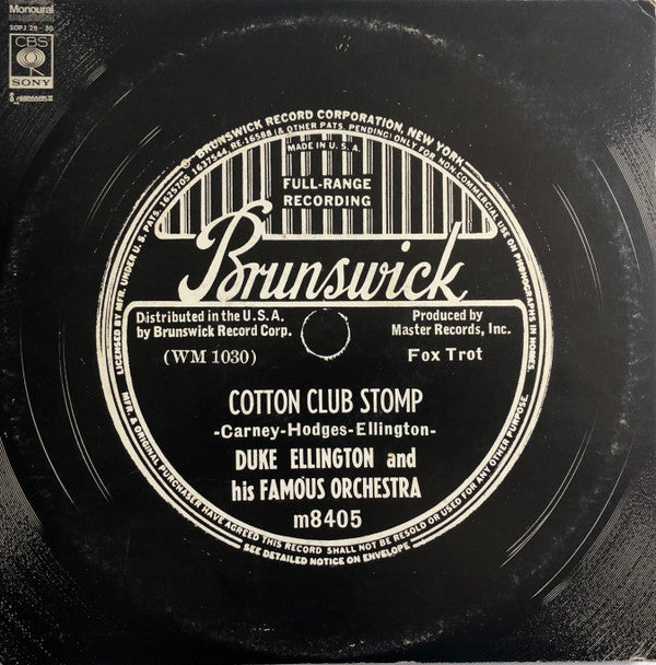 Duke Ellington And His Orchestra - Cotton Club Stomp (1935-39) (Vin...