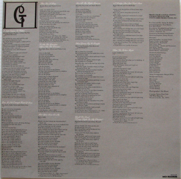 Conway Twitty - Rest Your Love On Me (Vinyl, LP, Album) Very Good (VG) / Very Good Plus (VG+)