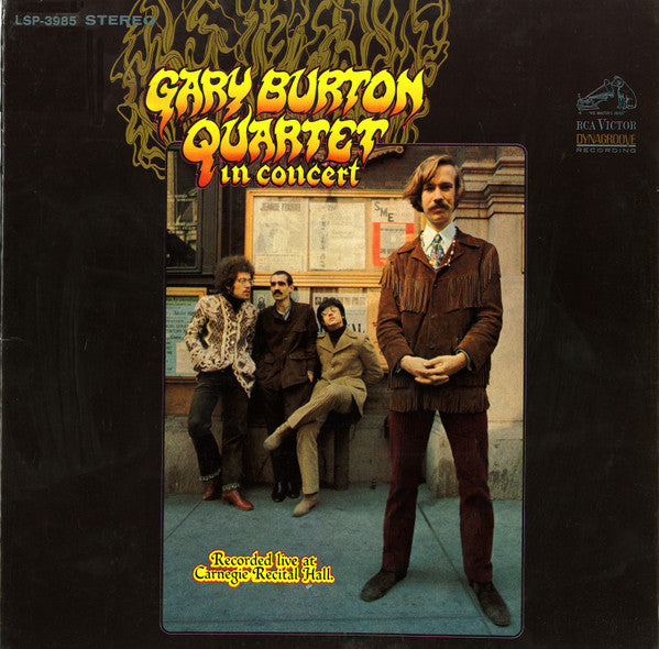 Gary Burton Quartet - In Concert (Vinyl, LP, Album, Stereo) Good Plus (G+) / Very Good (VG)