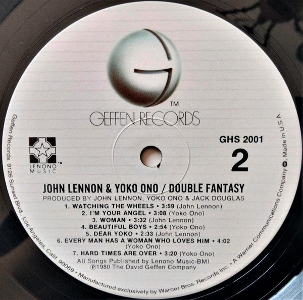 John Lennon & Yoko Ono - Double Fantasy (Vinyl, LP, Album) Good Plus (G+) / Good Plus (G+)