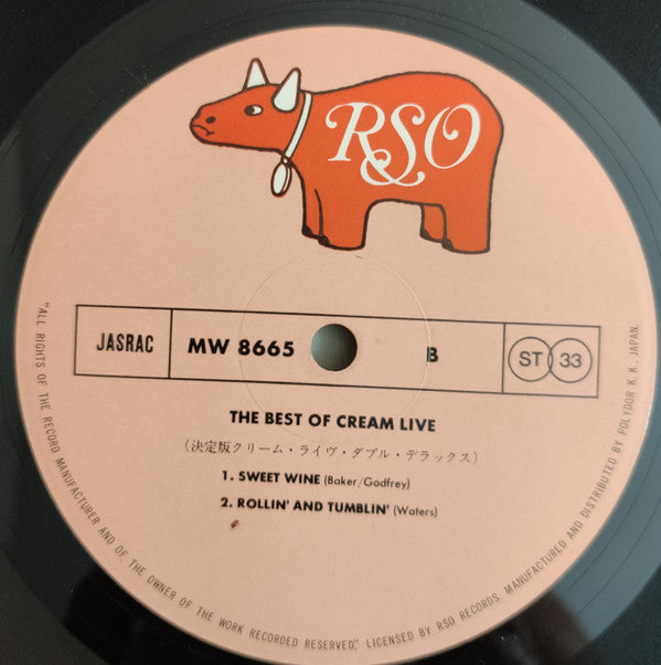 Cream (2) - The Best Of Cream Live (Vinyl, LP, Compilation, Reissue...