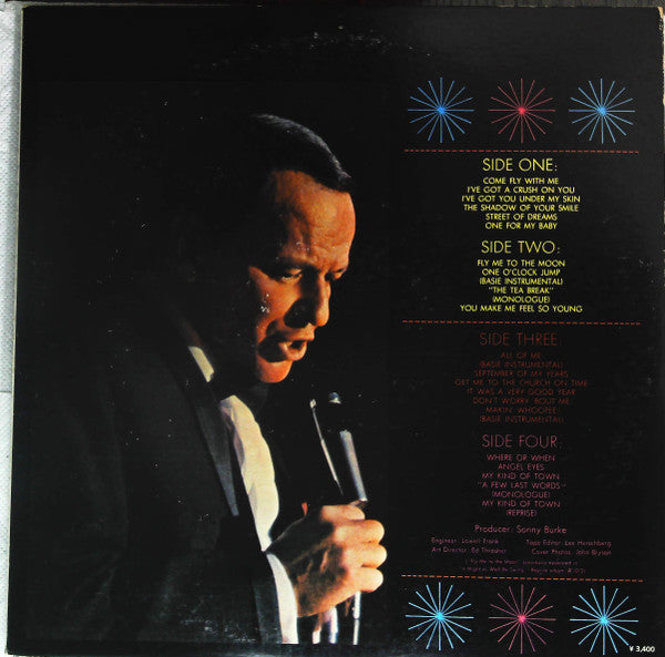 Frank Sinatra - Sinatra At The Sands (2xVinyl, LP, Album, Promo, Stereo) Very Good Plus (VG+) / Good Plus (G+)