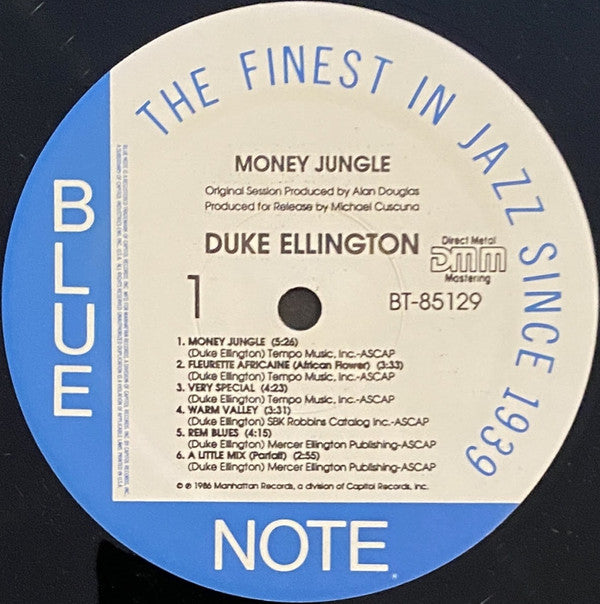 Duke Ellington - Money Jungle (Vinyl, LP, Album, Reissue, Remastered, Repress, Stereo) Near Mint (NM or M-) / Near Mint (NM or M-)