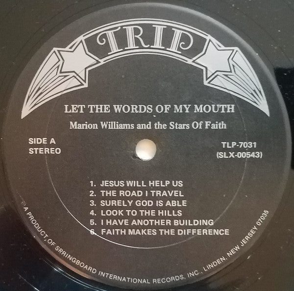 Marion Williams - Let The Words Of My Mouth (Vinyl, LP, Album, Reissue) Very Good (VG) / Fair (F)