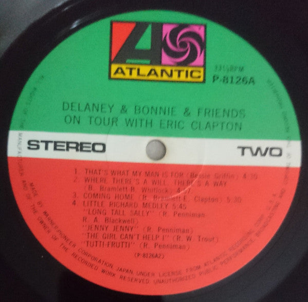 Delaney & Bonnie & Friends - On Tour (Vinyl, LP, Album, Reissue)