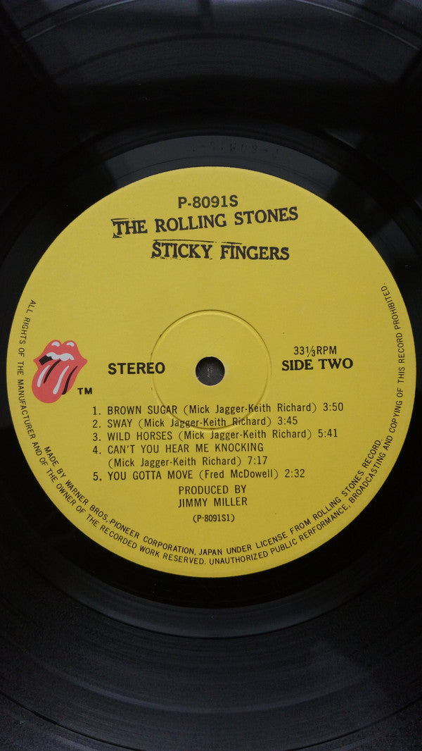 The Rolling Stones - Sticky Fingers (Vinyl, LP, Album, Misprint) Very Good (VG) / Very Good (VG)