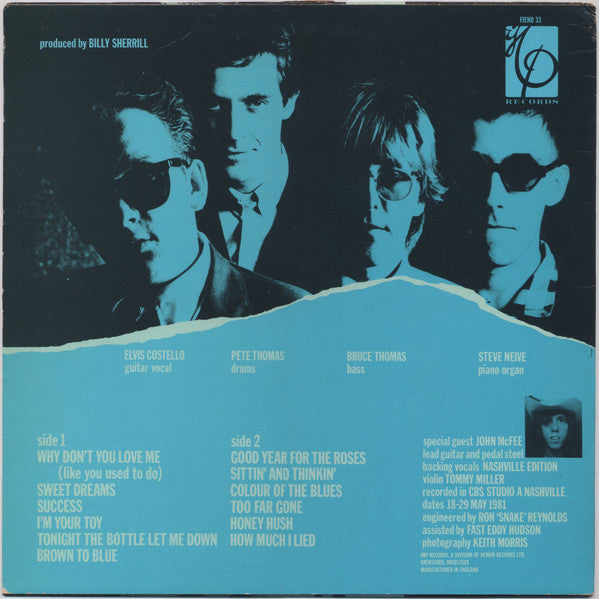 Elvis Costello & The Attractions - Almost Blue (Vinyl, LP, Album, R...