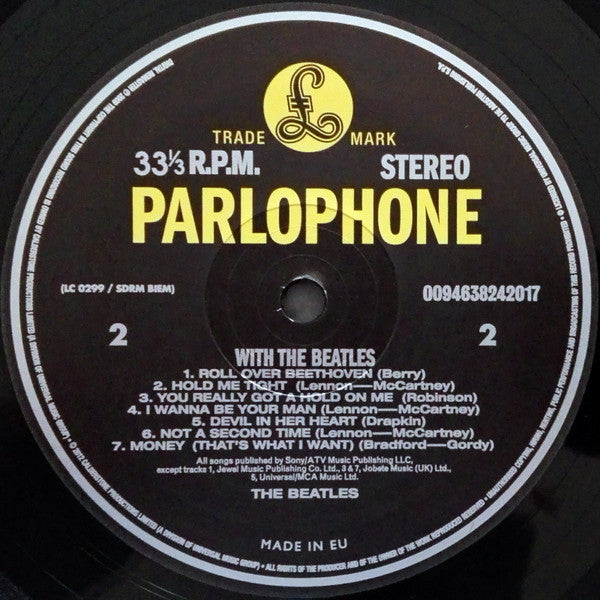 The Beatles - With The Beatles (Vinyl, LP, Album, Reissue, Remastered, Stereo) Very Good (VG) / Near Mint (NM or M-)