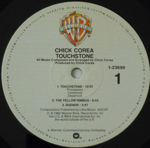 Chick Corea - Touchstone (Vinyl, LP, Album) Very Good (VG) / Very Good (VG)