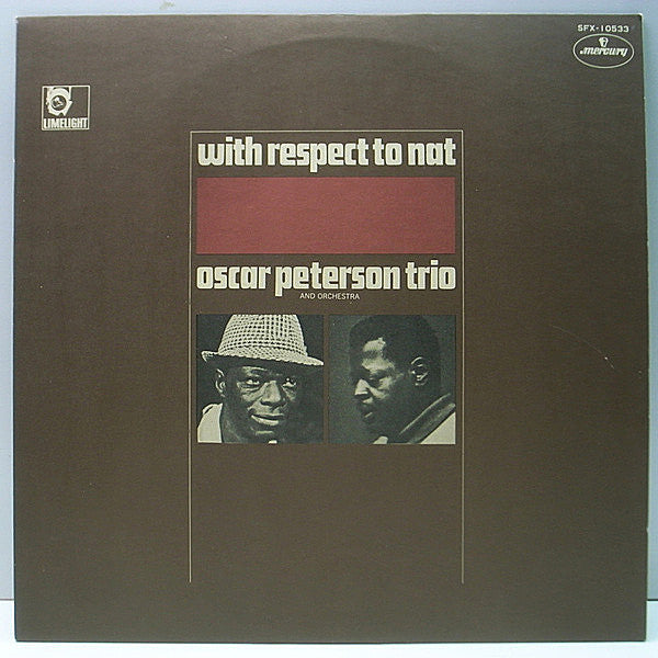 The Oscar Peterson Trio - With Respect To Nat (Vinyl, LP, Album, Stereo, Reissue) Very Good Plus (VG+) / Very Good Plus (VG+)