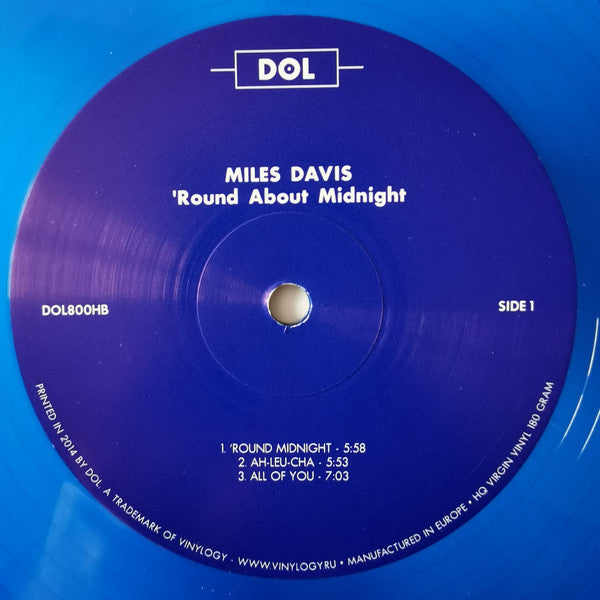 Miles Davis - 'Round About Midnight (Vinyl, LP, Album, Reissue) Very Good Plus (VG+) / Very Good Plus (VG+)