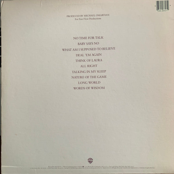 Christopher Cross - Another Page (Vinyl, LP, Album) Good Plus (G+) / Very Good Plus (VG+)