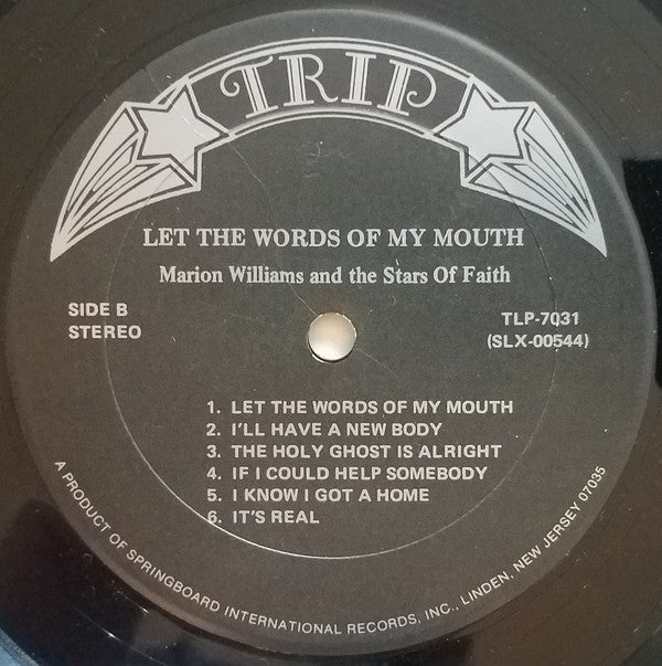 Marion Williams - Let The Words Of My Mouth (Vinyl, LP, Album, Reissue) Very Good (VG) / Fair (F)