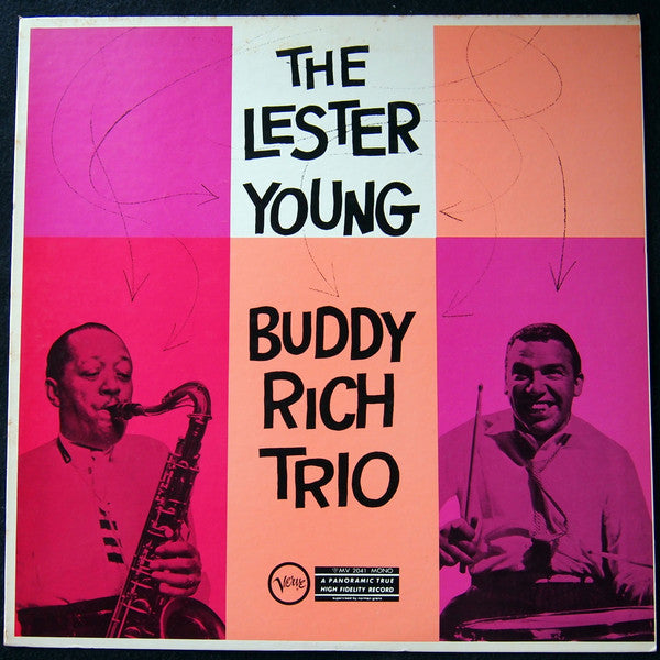 Lester Young-Buddy Rich Trio - The Lester Young - Buddy Rich Trio (Vinyl, LP, Album, Reissue, Mono) Very Good Plus (VG+) / Very Good Plus (VG+)