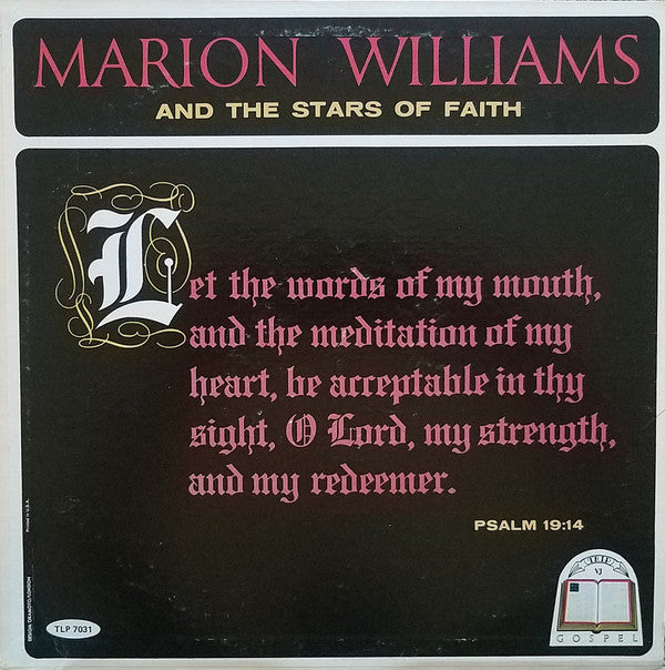Marion Williams - Let The Words Of My Mouth (Vinyl, LP, Album, Reissue) Very Good (VG) / Fair (F)