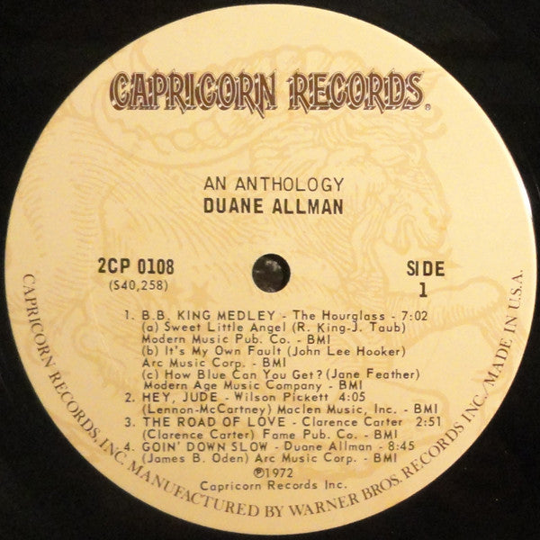 Duane Allman - An Anthology (2xVinyl, LP, Compilation, Repress) Very Good (VG) / Very Good (VG)