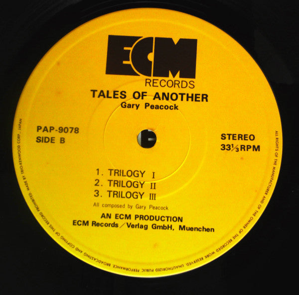 Gary Peacock - Tales Of Another (Vinyl, LP, Album)