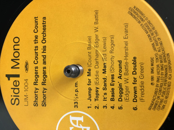 Shorty Rogers - Shorty Rogers Courts The Count (Vinyl, LP, Album, Limited Edition, Reissue, Mono) Near Mint (NM or M-) / Very Good Plus (VG+)
