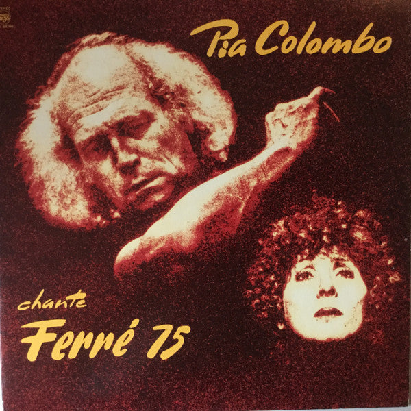 Pia Colombo - Chante Ferré 75 = フェレと私 (Vinyl, LP, Album, Promo, Stereo) Very Good Plus (VG+) / Very Good (VG)