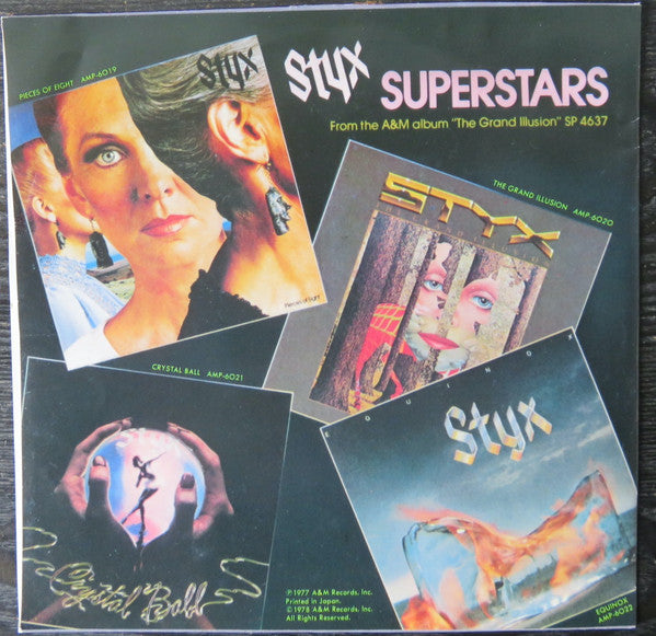 Styx - Blue Collar Man (Long Nights) (Vinyl, 7", 45 RPM, Single, Promo) Very Good Plus (VG+) / Very Good (VG)