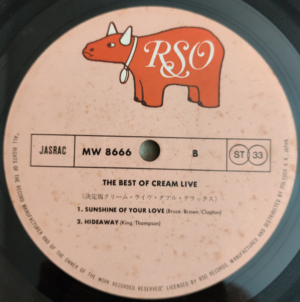 Cream (2) - The Best Of Cream Live (Vinyl, LP, Compilation, Reissue...