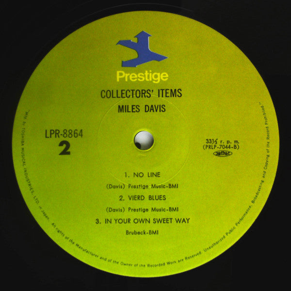 Miles Davis - Collectors' Items (Vinyl, LP, Album, Reissue) Very Good Plus (VG+) / Very Good Plus (VG+)