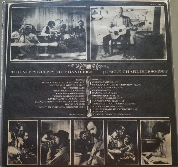 Nitty Gritty Dirt Band - Uncle Charlie & His Dog Teddy (Vinyl, LP, Album) Very Good Plus (VG+) / Good Plus (G+)