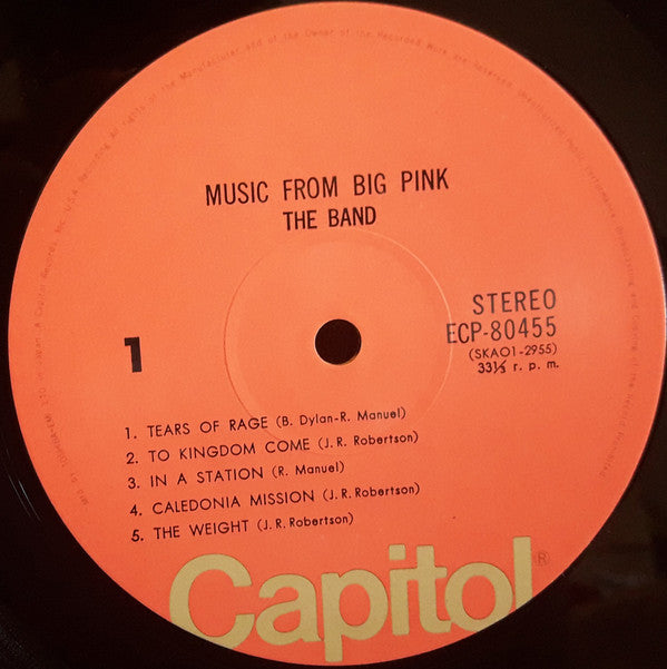 The Band - Music From Big Pink (Vinyl, LP, Album, Reissue) Very Good Plus (VG+) / Very Good (VG)