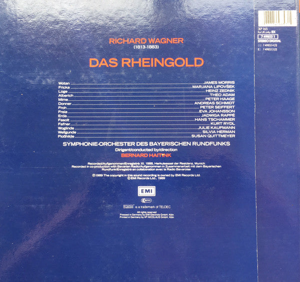 Richard Wagner - Das Rheingold (3xVinyl, Box Set, LP, Album) Very Good Plus (VG+) / Near Mint (NM or M-)