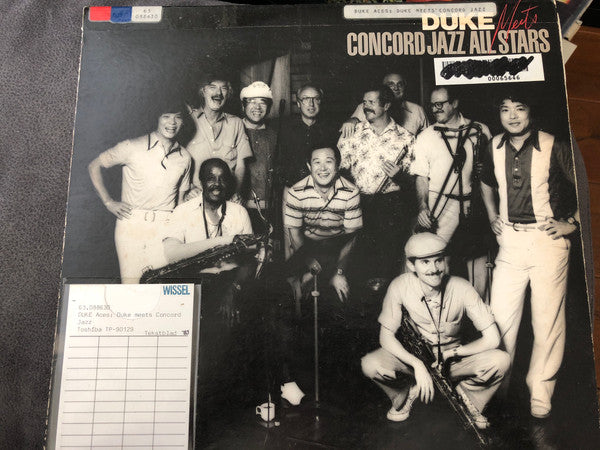 Duke Aces - Duke Meets Concord Jazz All Stars (Vinyl, LP, Album, Stereo) Near Mint (NM or M-) / Near Mint (NM or M-)
