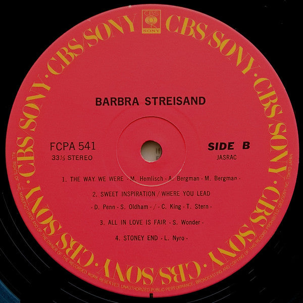 Barbra Streisand - Barbra Streisand's Greatest Hits - Volume 2 (Vinyl, LP, Compilation, Club Edition) Very Good (VG) / Very Good (VG)