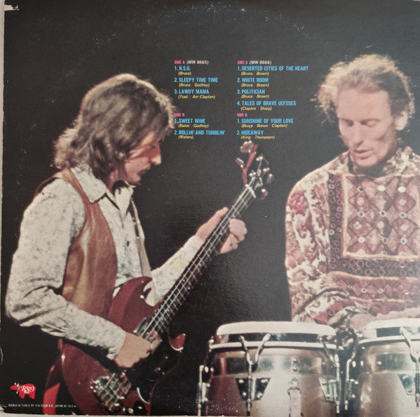 Cream (2) - The Best Of Cream Live (Vinyl, LP, Compilation, Reissue...