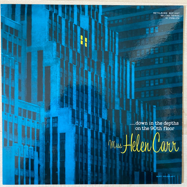 Helen Carr - ...Down In The Depths On The 90th Floor (Vinyl, LP, 10", Album, Mono) Very Good Plus (VG+) / Very Good Plus (VG+)