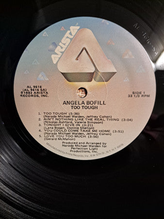 Angela Bofill - Too Tough (Vinyl, LP, Album) Very Good (VG) / Good Plus (G+)