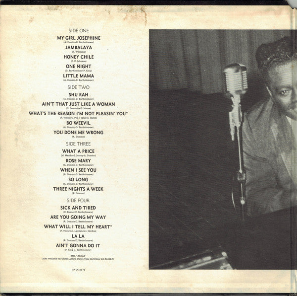 Fats Domino - Cookin' With Fats (2xVinyl, LP, Album, Compilation, Mono) Very Good (VG) / Very Good (VG)