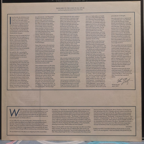 Stan Getz - Children Of The World (Vinyl, LP, Album, Stereo) Very Good (VG) / Very Good (VG)