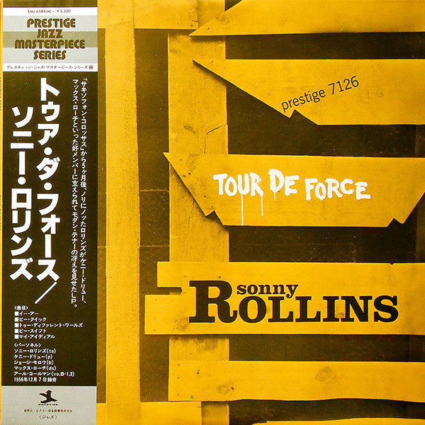 Sonny Rollins - Tour De Force (Vinyl, LP, Album, Reissue)