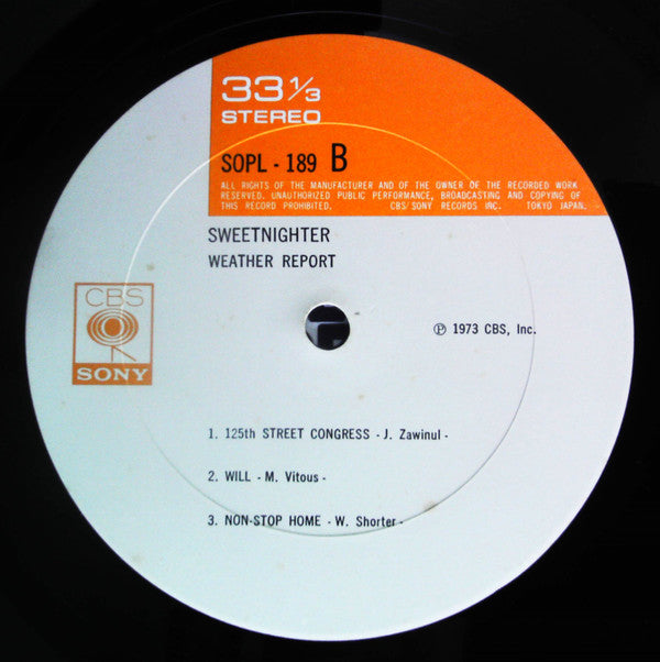 Weather Report - Sweetnighter (Vinyl, LP, Album)