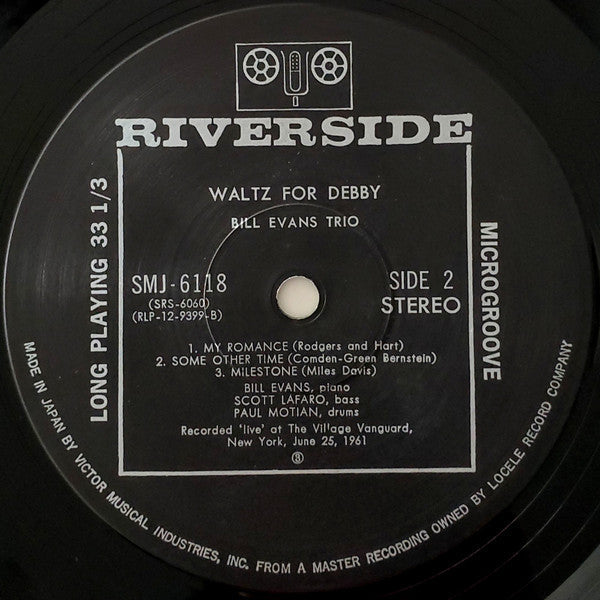 The Bill Evans Trio - Waltz For Debby (Vinyl, LP, Album, Reissue, S...