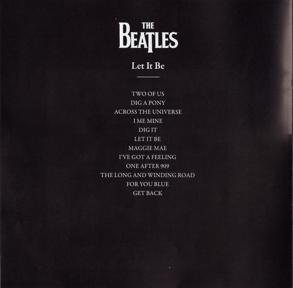 The Beatles - Let It Be (Vinyl, LP, Album, Reissue, Stereo)