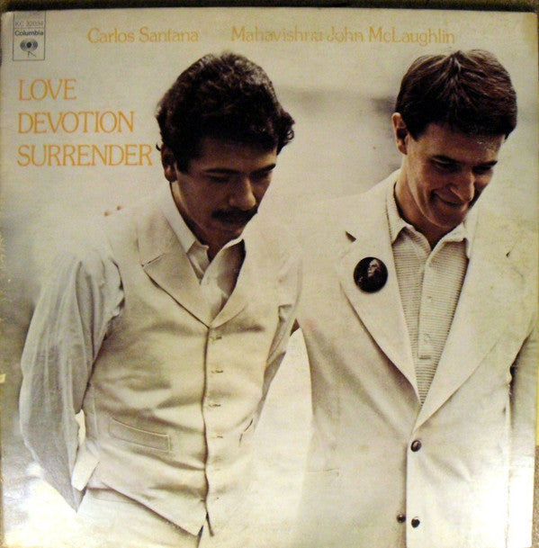 Carlos Santana - Love Devotion Surrender (Vinyl, LP, Album) Very Good Plus (VG+) / Very Good Plus (VG+)