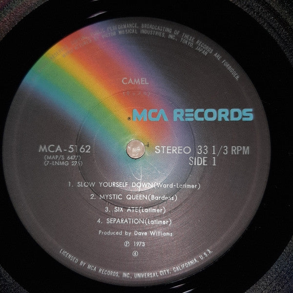 Camel - Camel (Vinyl, LP, Album) Very Good Plus (VG+) / Very Good (VG)