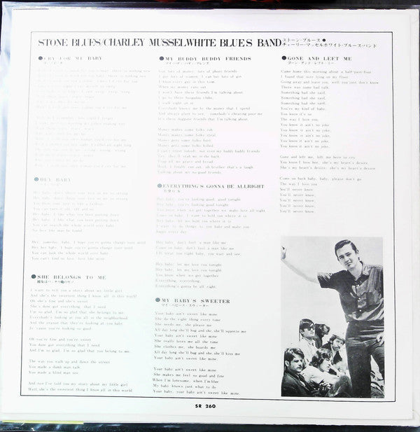 Charlie Musselwhite Blues Band - Stone Blues (Vinyl, LP, Album) Very Good Plus (VG+) / Good Plus (G+)