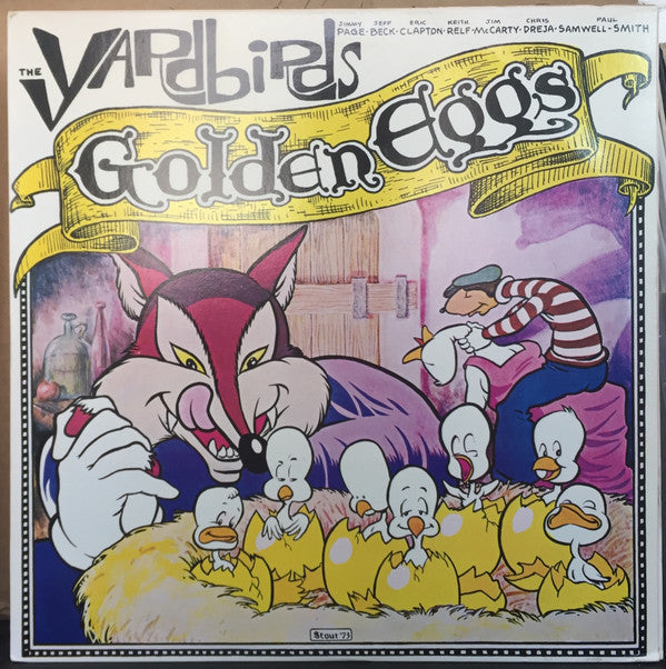 The Yardbirds - Golden Eggs (Vinyl, LP, Compilation, Unofficial Release, Stereo, Mono) Good Plus (G+) / Very Good (VG)