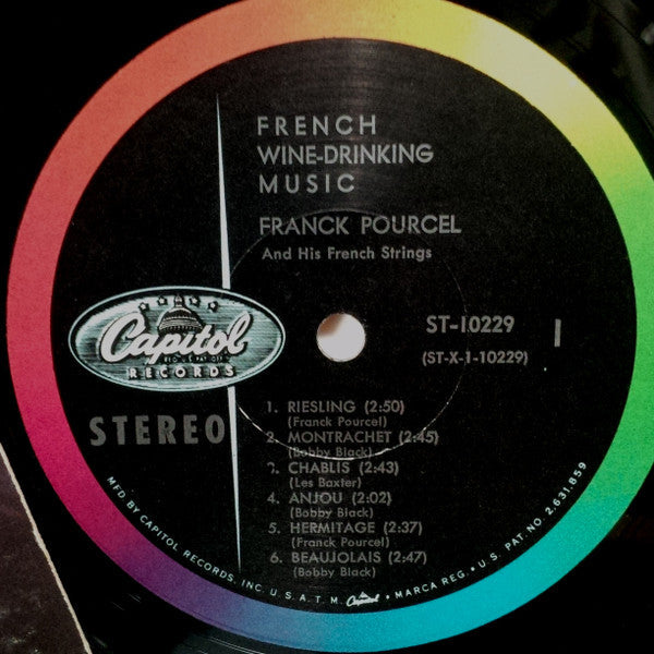 Franck Pourcel And His French Strings - French Wine-Drinking Music (Vinyl, LP, Album, Stereo) Very Good (VG) / Good Plus (G+)