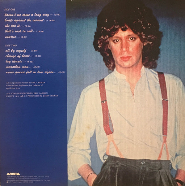 Eric Carmen - The Best Of Eric Carmen (Vinyl, LP, Compilation, Promo) Near Mint (NM or M-) / Very Good Plus (VG+)