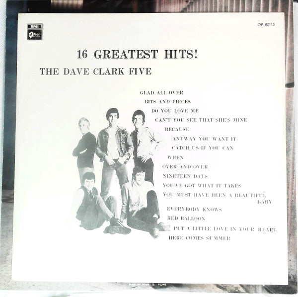 The Dave Clark Five - 16 Greatest Hits! (Vinyl, LP, Compilation, Stereo) Very Good (VG) / Very Good (VG)