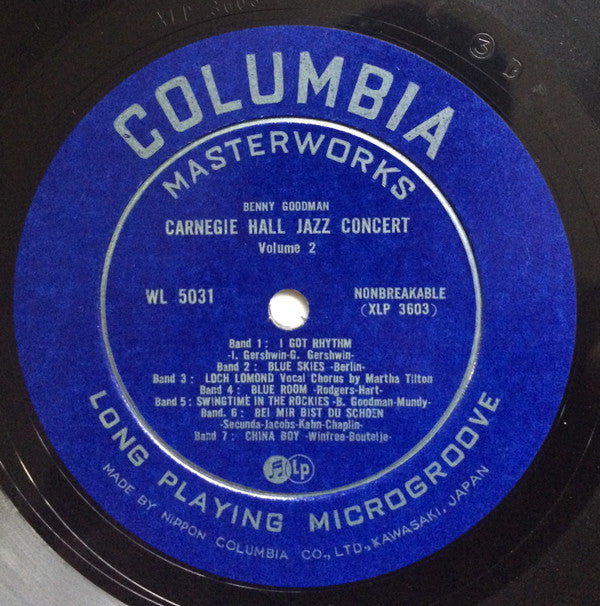 Benny Goodman - The Famous 1938 Carnegie Hall Jazz Concert - Volume 2 (Vinyl, LP) Good Plus (G+) / Fair (F)