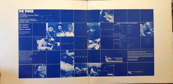 Joe Sample - The Three (Vinyl, LP, Album) Very Good Plus (VG+) / Very Good Plus (VG+)