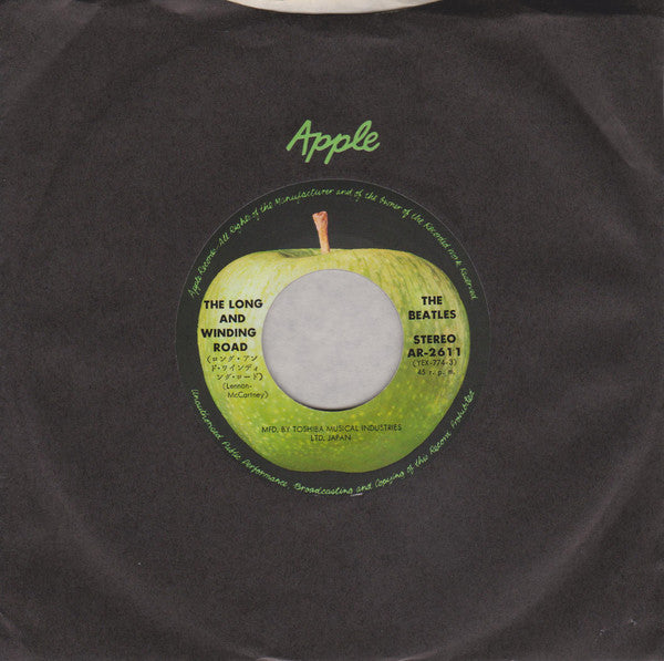 The Beatles - The Long and Winding Road (Vinyl, 7", 45 RPM, Single, Stereo) Very Good (VG) / Very Good Plus (VG+)